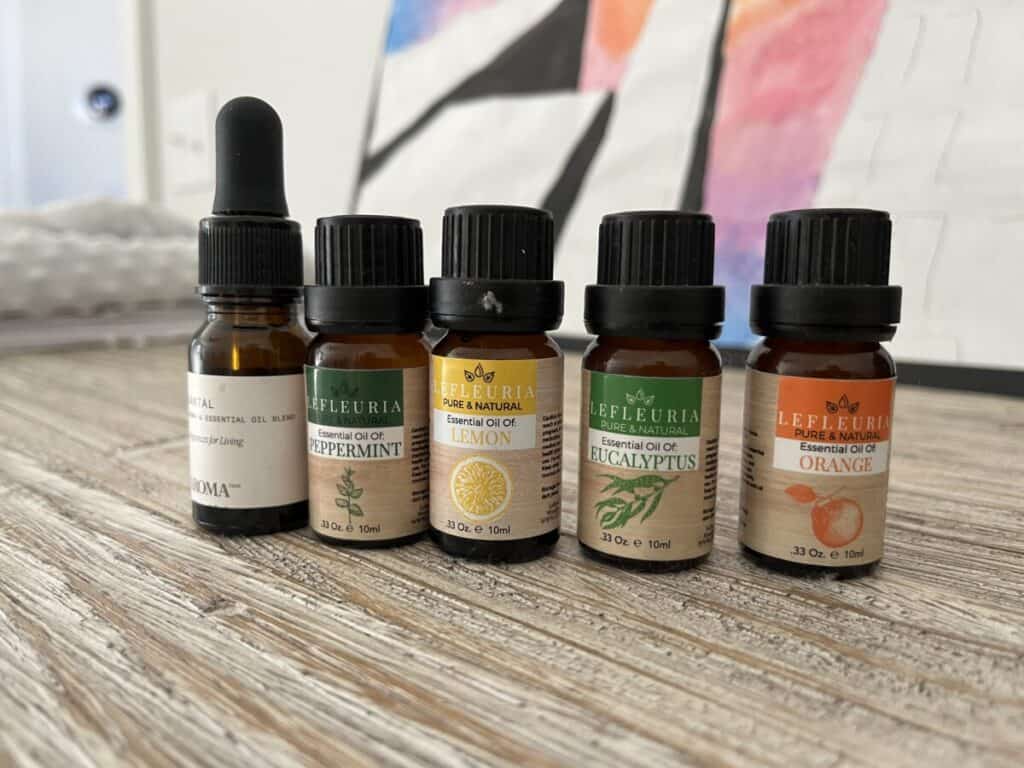 Picture of essential oils.